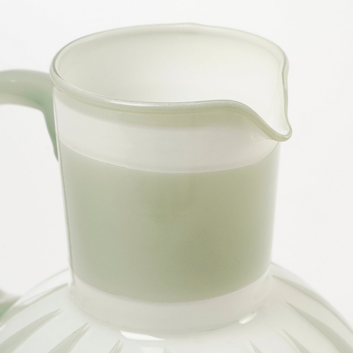 Vaas 21 cm glas lichtgroen