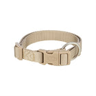 Halsband hond 15-25x1 cm zand taupe