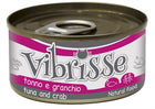 Vibrisse kattenvoer tonijn krab 24x70g