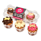 The Barking Bakery Mini Iced Woofins Vanilla & Carob Assorted Trio