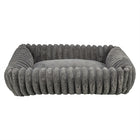 Trixie Dog Bed Lonni Corduroy Corner Grey