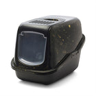 Savic Cat Litter Box Nestor Marble Black / Gold