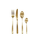24-Piece Gold Dinnerware Set for Luxury Table Decoration