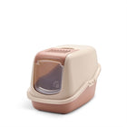 Savic Cat Litter Tray Nestor Champagne Pink / Terracotta