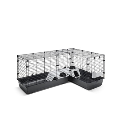 Savic Clubix Corner Knaagdierkooi Zwart