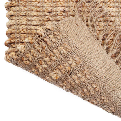 Vloerkleed jute 110x170 cm naturel