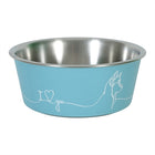 Zolux Love Dog Bowl Blue