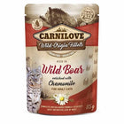Carnilove natvoer kat wild zwijn 24x85 gr