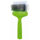Activet Mega Pro zachte slickerborstel groen 20x9.5x5 cm