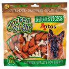 Honden snack kip runderhuid 400g