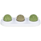 Trixie Play Balls Matatabi and Catnip with Holder