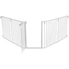Trixie Metal 5-Panel Pet Barrier with Door White