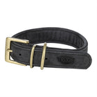 Trixie Dog Collar Pure Leather Black