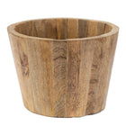 Bloempot Ø 18x13 cm bruin hout