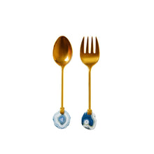 Golden salad comprises Pierre Agate Bleue