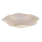 Fruitschaal glas ambré 36x36x7 cm
