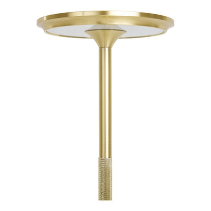 Lyneham LED-tafellamp - Messing, aluminium, 28,5 cm