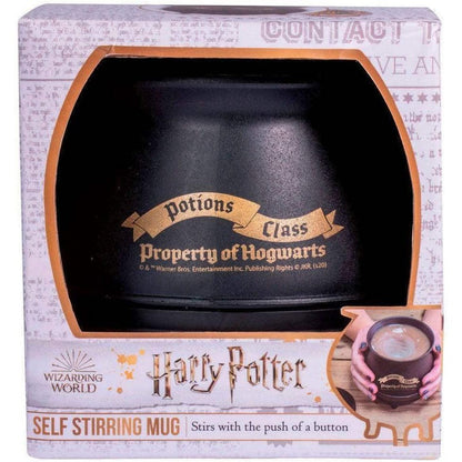 Zelfroerende mok Harry Potter toverketel 350 ml zwart keramiek