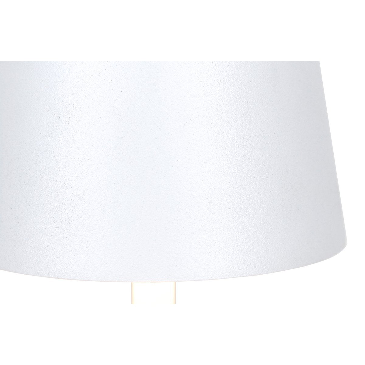 Tafellamp 29 cm naturel/wit LED batterij