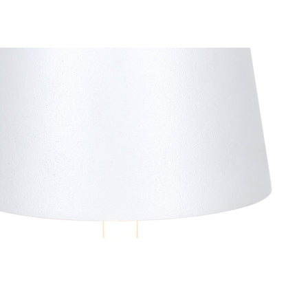 Tafellamp 29 cm naturel/wit LED batterij