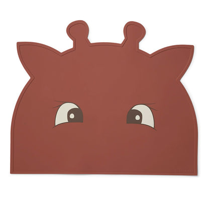 Silicone placemat 40x32.5 cm giraf