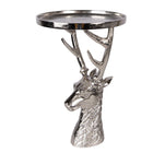 Decoratieschaal Ø 25x38 cm zilver aluminium