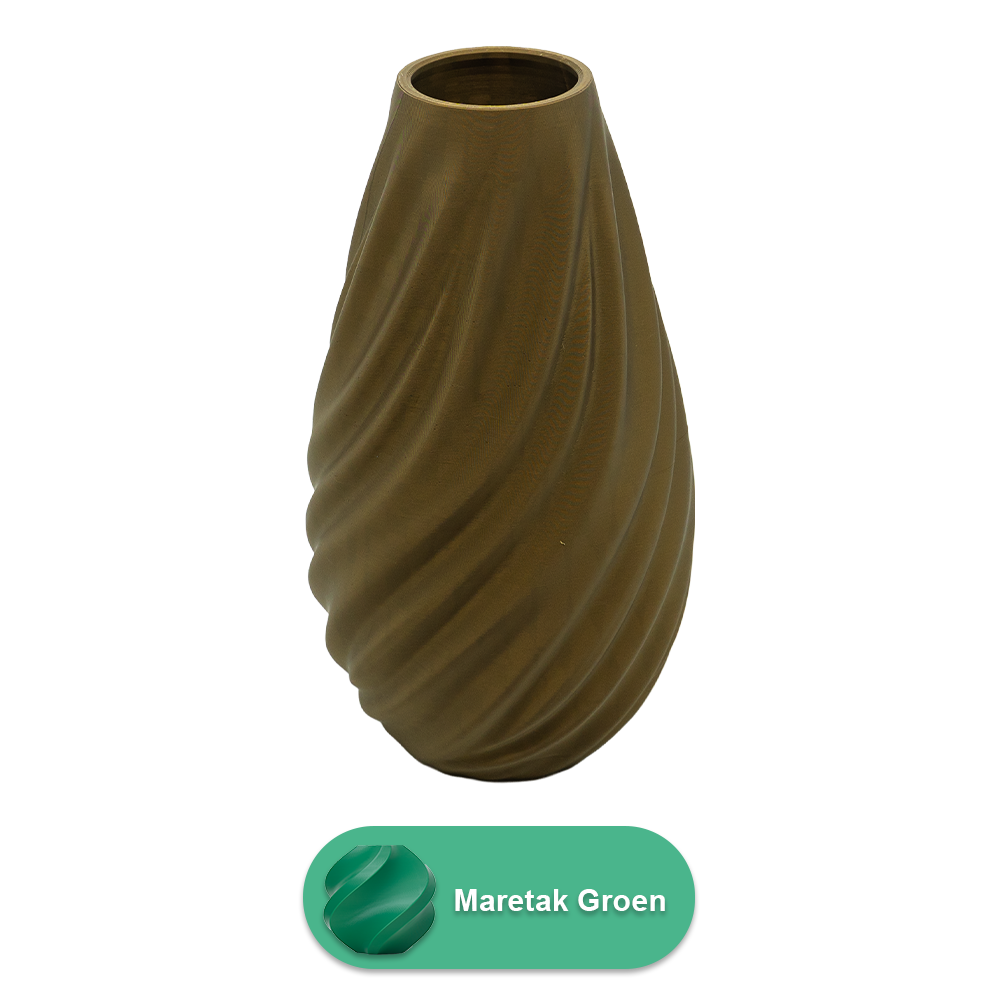 3D vaas PLA 30 cm zwart