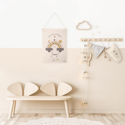 LITTLE SCALES children's wall art zodiac libra