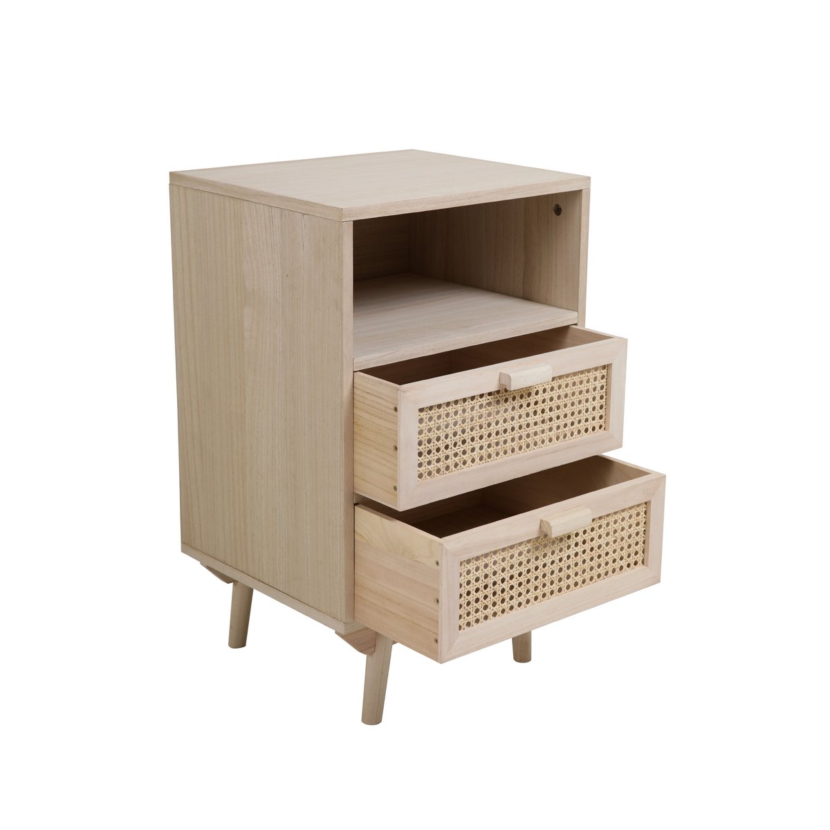 Ladekast 42x36x68 cm rotan bruin