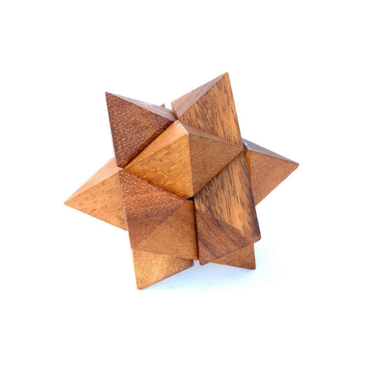 Houten puzzel 7x7x7 cm