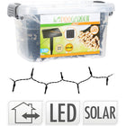 Progarden Solar Light String - 400 LED - 24 + 4 Meters - Warm White - With Storage Box
