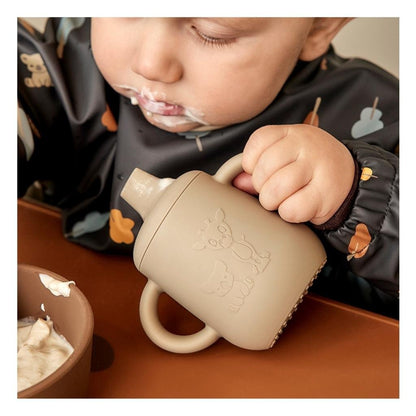 Kinderbeker siliconen 140 ml kasseien