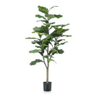 Kunstplant Ficus Lyrata 120 cm groen