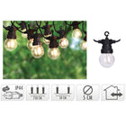 Lichtsnoer 10x led filament 7,5m warm wit