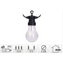 Lichtsnoer Met 10 Led Filament - Diameter 6Cm