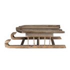Decoratie Slee 35x15x10 cm Bruin Hout