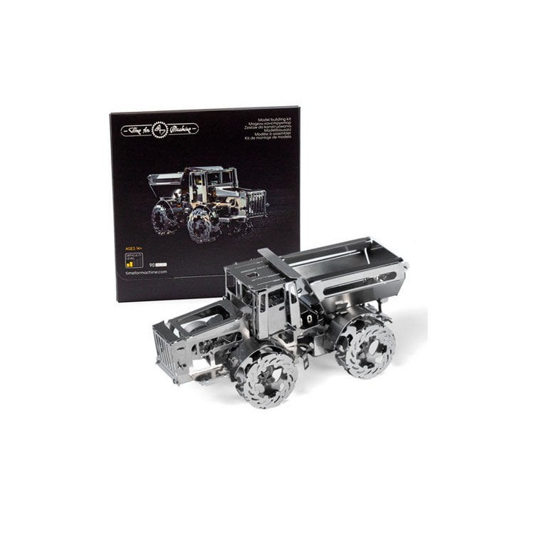 3D metalen bouwpakket tractor 11,2x5,5x4,4 cm