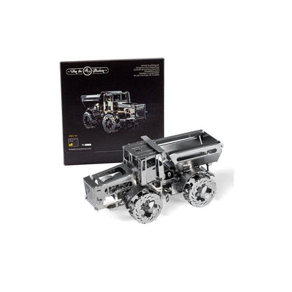 3D metalen bouwpakket tractor 11,2x5,5x4,4 cm
