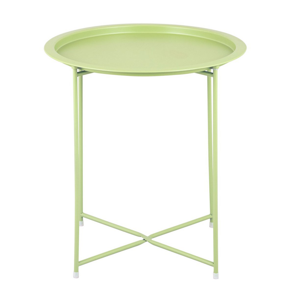 Bijzettafel metaal Ø 47x51 cm opvouwbaar
