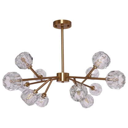 Hanglamp 90x45 cm goud koper