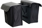 Dubbele fietstas 40L zwart 600D polyester