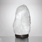 Himalayan Salt Lamp, Natural Shape, LN21, Snow White, approx. 2-3 kg,