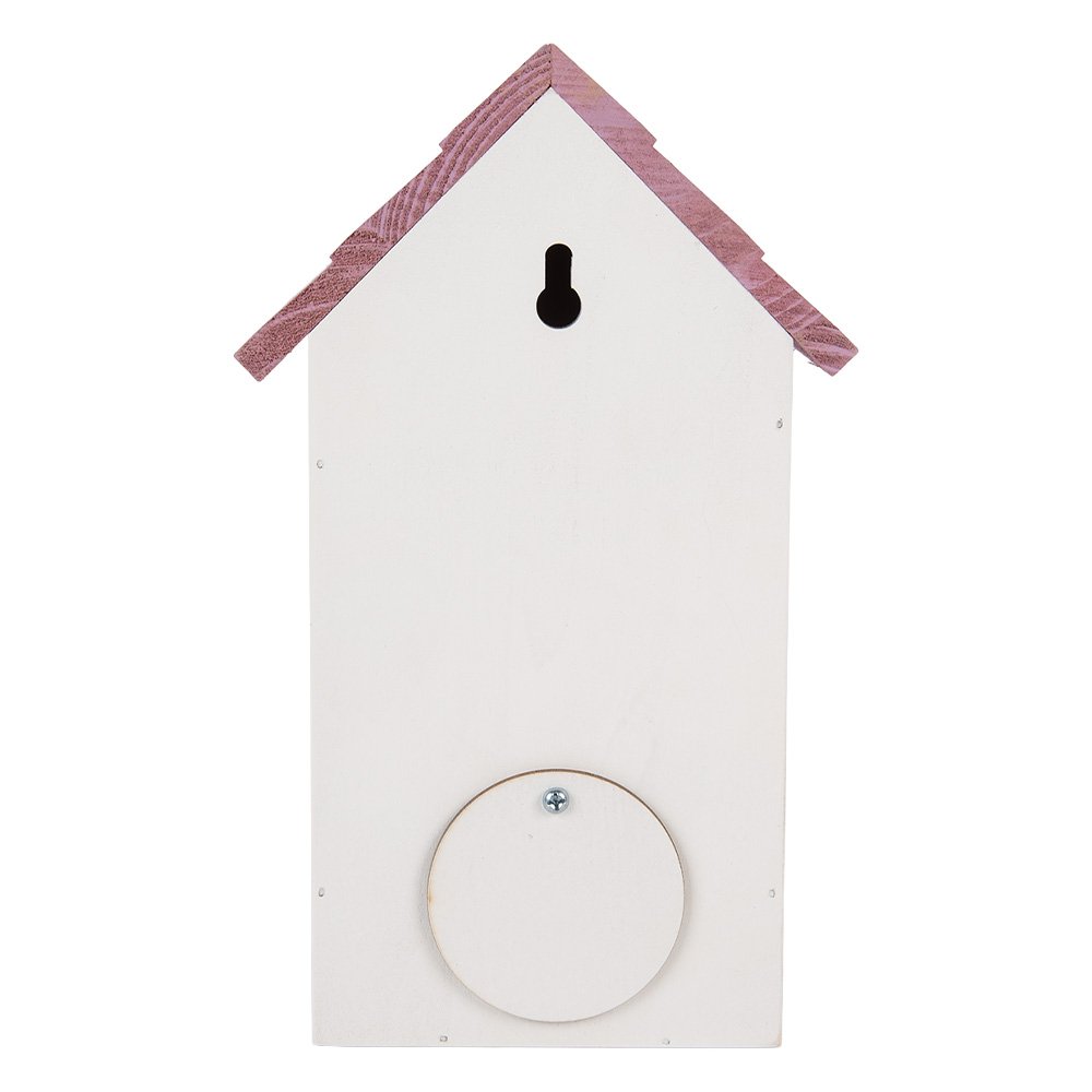 Vogelhuis 15x10x22 cm Wit Hout