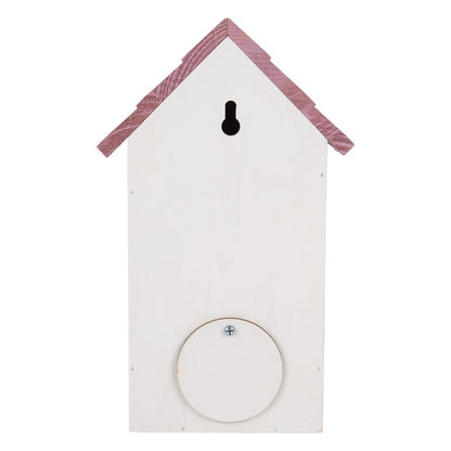 Vogelhuis 15x10x22 cm Wit Hout