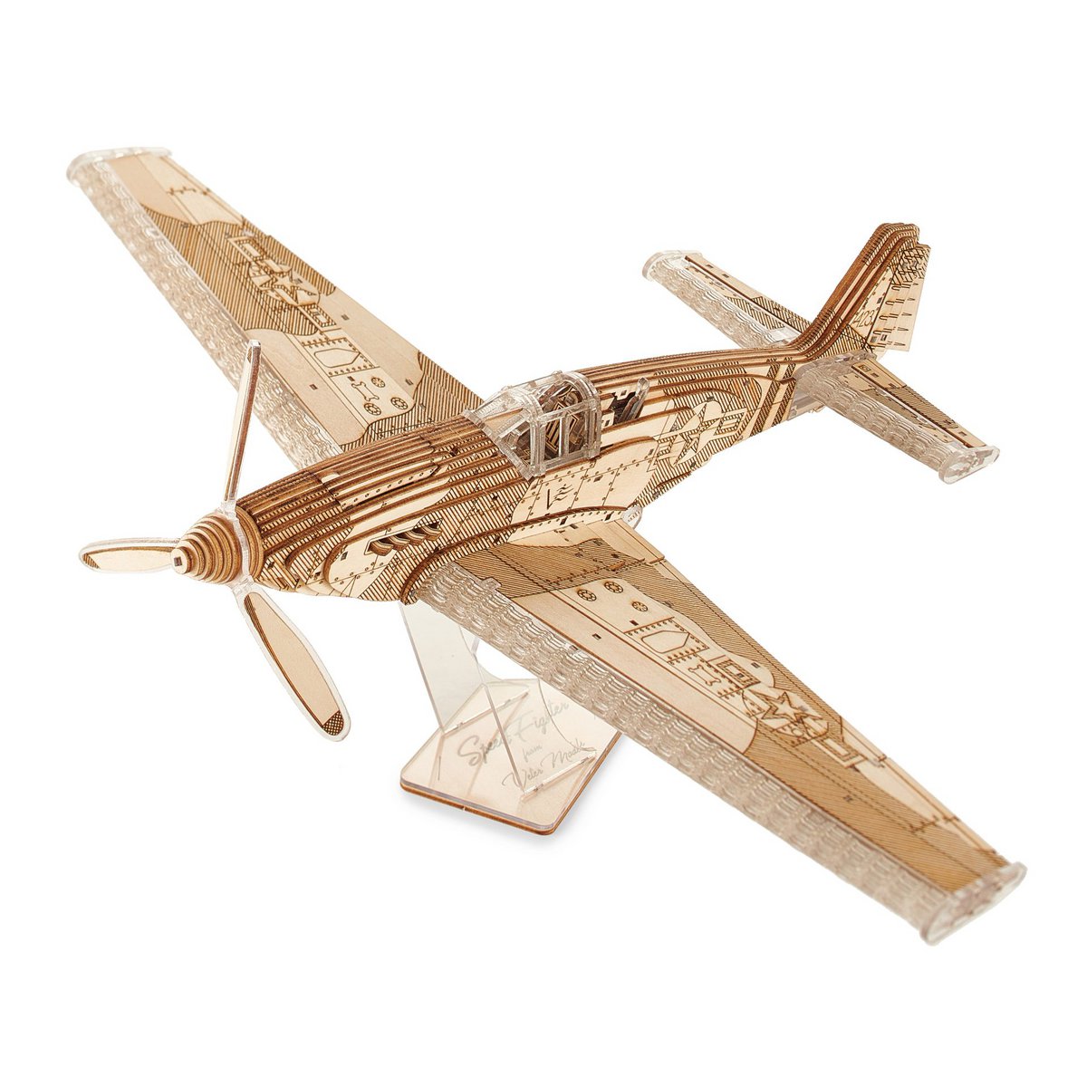 Modelbouwset Veter Speedfighter AKV04 35x13,5x30 cm hout kunststof
