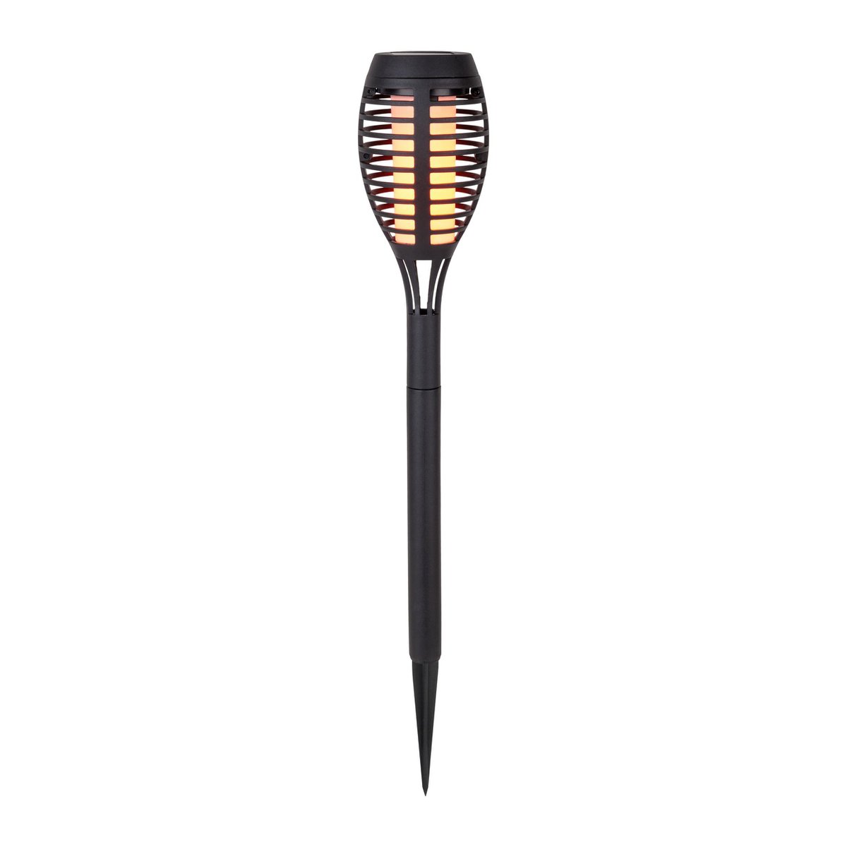 Tuinspots LED 5 stuks 45 cm grijs plastic