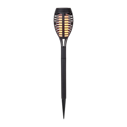 Tuinspots LED 5 stuks 45 cm grijs plastic