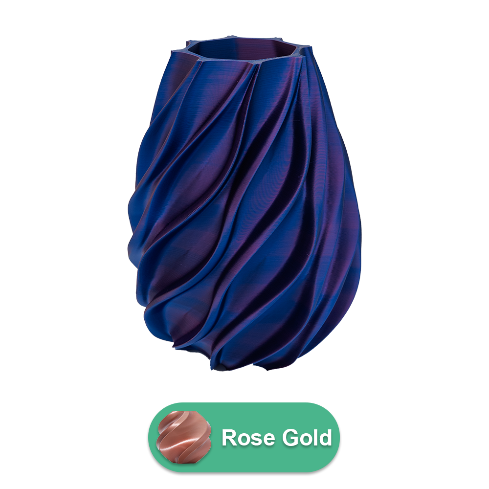 Oliva 3D vaas - 3D geprinte vaas - Duurzaam PLA - Geschikt voor kunstbloemen