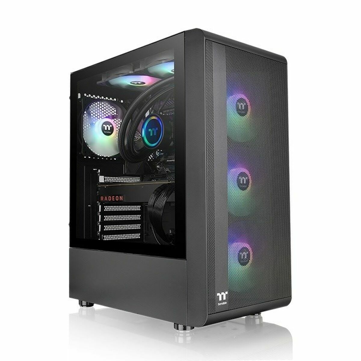 Thermaltake Atx Semi-Toren Doos Thermaltake S200 Tg Argb Zwart