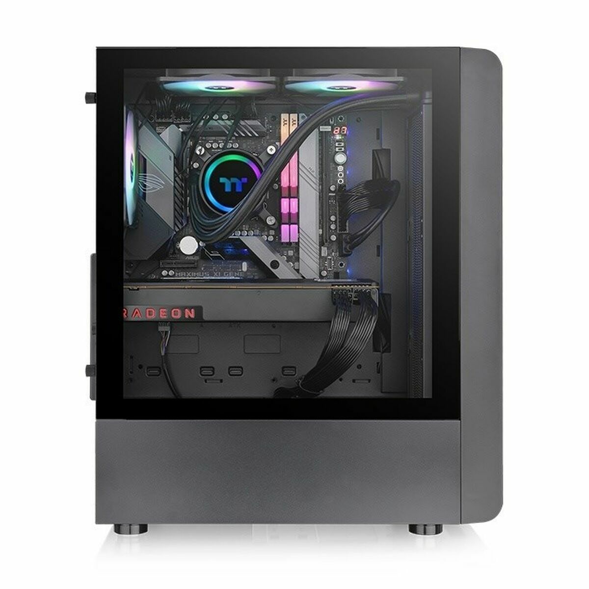 Thermaltake Atx Semi-Toren Doos Thermaltake S200 Tg Argb Zwart